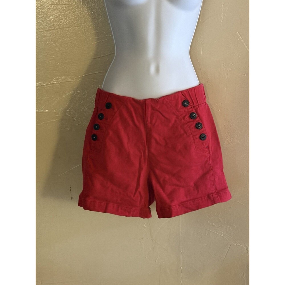 Women's Red Smocked Shorts Size 2 JAGJEANS
